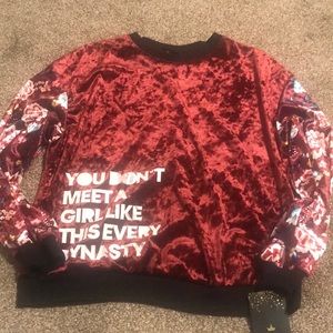 Disney Princess Mulan Long Sleeve Floral Shirt